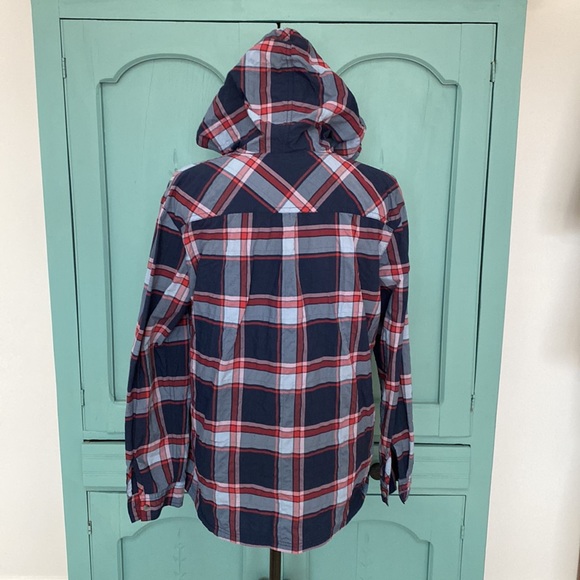 Eddie Bauer Women’s Plaid Hoodie. Large. - Picture 3 of 7
